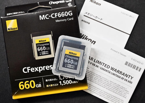 Nikon Microsd Memory Cards Cfexpress 660Gb Sony