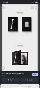 Other Lisa 0327 Photobook Lalisa First Album