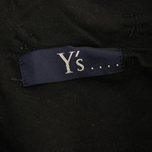 Y'S Others 24Ss Pantalon double en gabardine de laine à rondelle 1 Ys-P45-130 /Bm