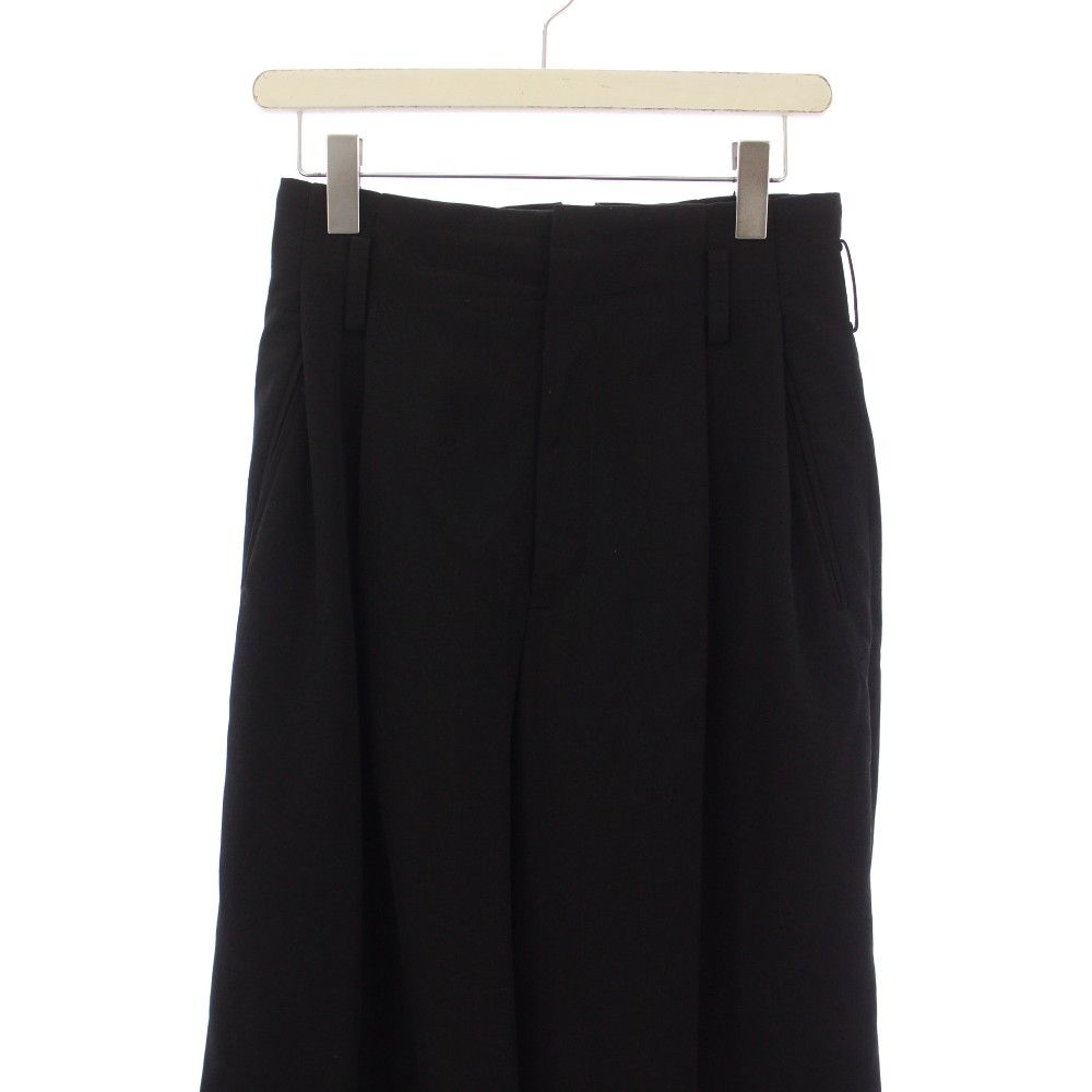 Y'S Others 24Ss Pantalon double en gabardine de laine à rondelle 1 Ys-P45-130 /Bm