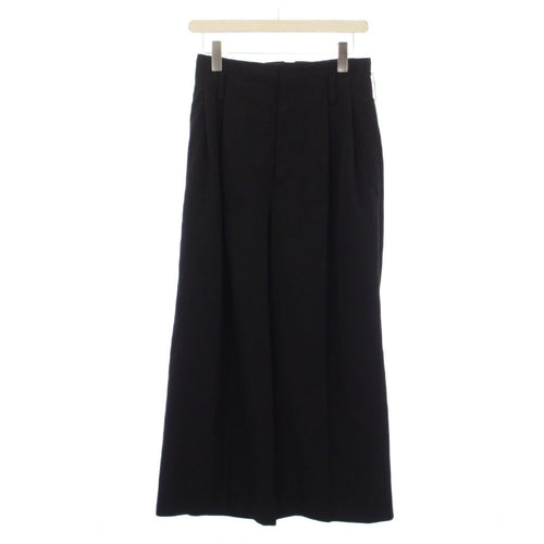 Y'S Others 24Ss Pantalon double en gabardine de laine à rondelle 1 Ys-P45-130 /Bm