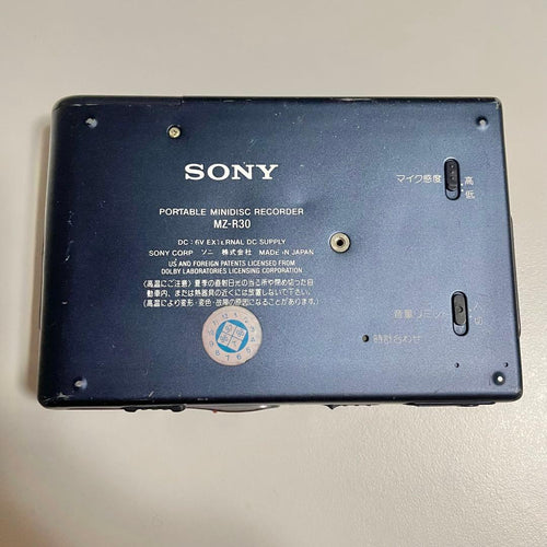 Sony Portable Md Player Mz-R30