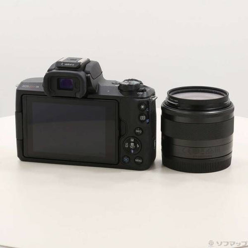 Canon Mirrorless Interchangeable Lips Eos Kiss M Ef-M15-45 Is Stm 348