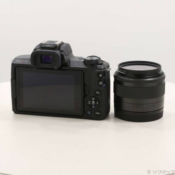 Canon Mirrorless Interchangeable Lips Eos Kiss M Ef-M15-45 Is Stm 348