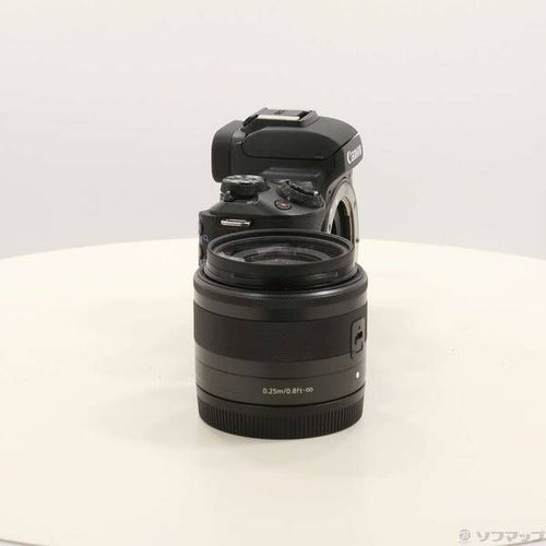 Canon Mirrorless Interchangeable Lips Eos Kiss M Ef-M15-45 Is Stm 348