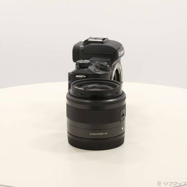 Canon Mirrorless Interchangeable Lips Eos Kiss M Ef-M15-45 Is Stm 348
