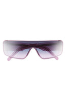 Sunglasses Rick Owens Performa Shield Violetemple Violet Lens