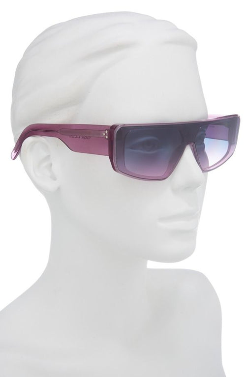 Sunglasses Rick Owens Performa Shield Violetemple Violet Lens