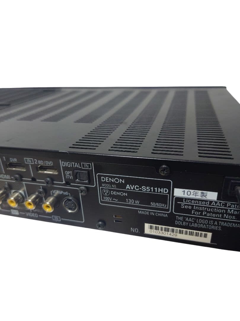 Av Amplifier Denon Avc-S511Hd