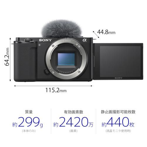 Mirrorless Interchangeable Lips Vlogcam Zv-E10 Sony Vlog 4K60P Af Wi-Fi