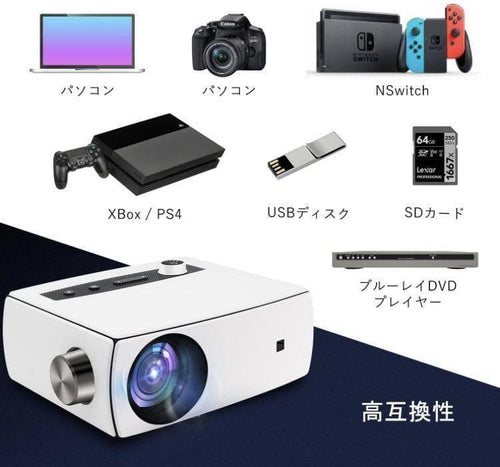 Projector Body Zimoce Hd 4K 1920 1080P 8000Lm