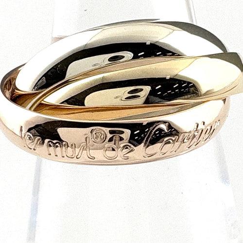 Cartier Ring Yg Pg Wg 9.5 750