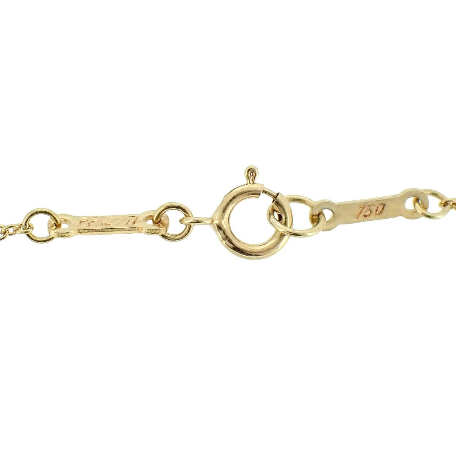 Tiffany Necklace K18Yg