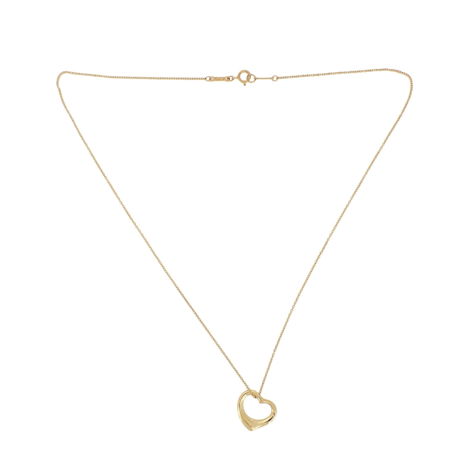 Tiffany Necklace K18Yg