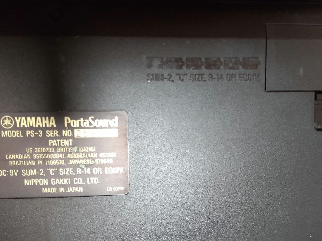 Yamaha Keyboards Digital Pianos Portasound Ps-3 2