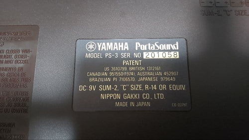 Yamaha Keyboards Digital Pianos Portasound Ps-3 2