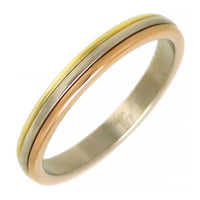 Cartier Ring #57 750 (K18Wg K18Yg K18Pg)