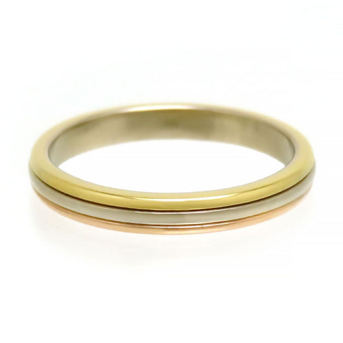 Cartier Ring #57 750 (K18Wg K18Yg K18Pg)