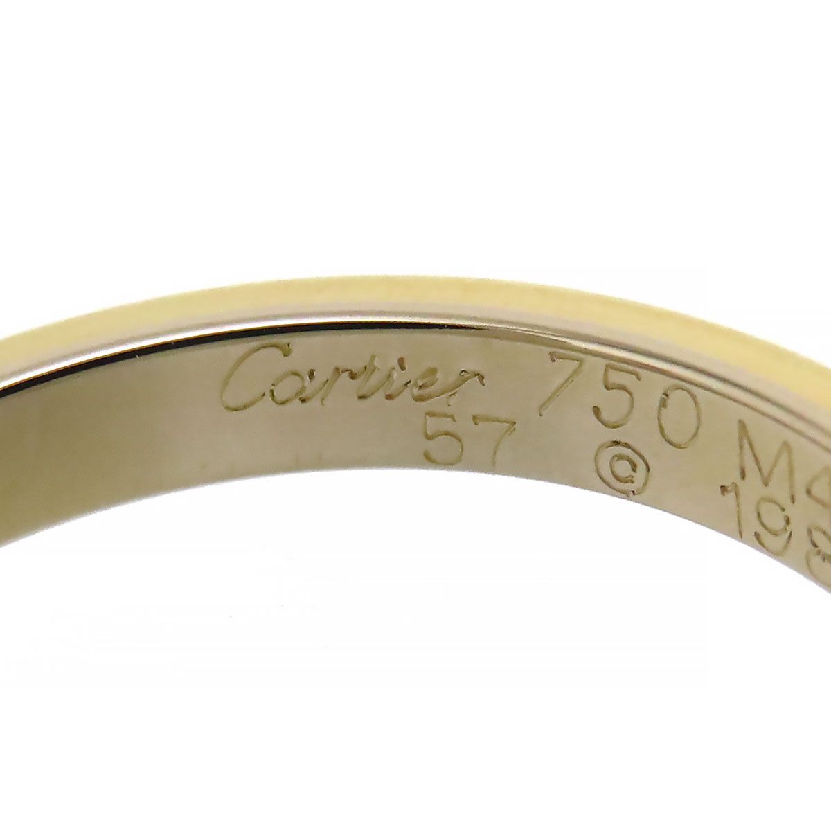 Cartier Ring #57 750 (K18Wg K18Yg K18Pg)