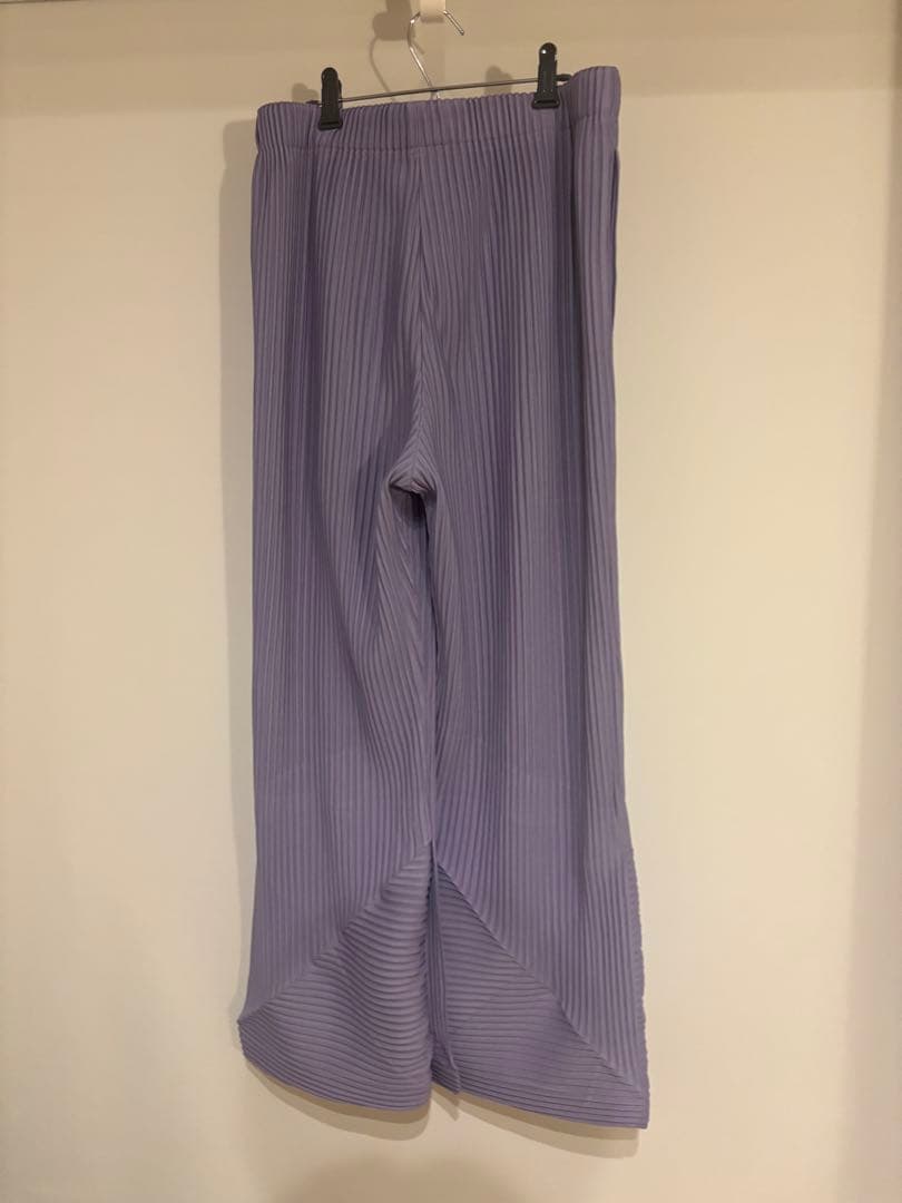 Homme Plisse Issey Miyake Wide-Leg Pants Loose-Fitting Stem