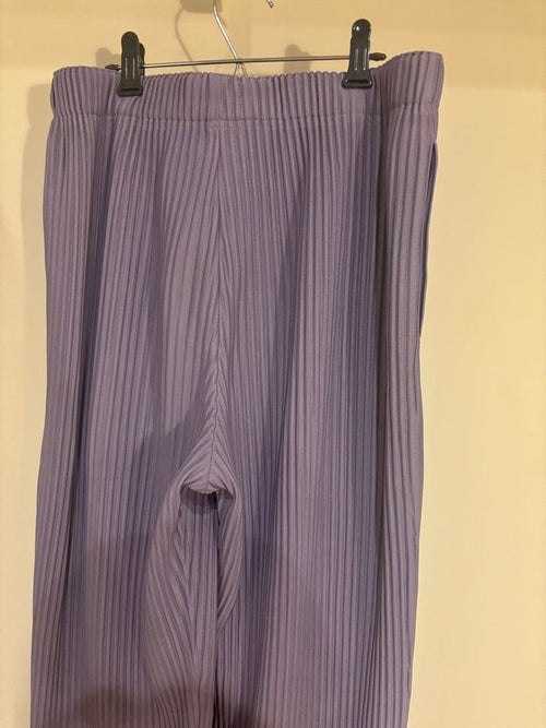 Homme Plisse Issey Miyake Wide-Leg Pants Loose-Fitting Stem