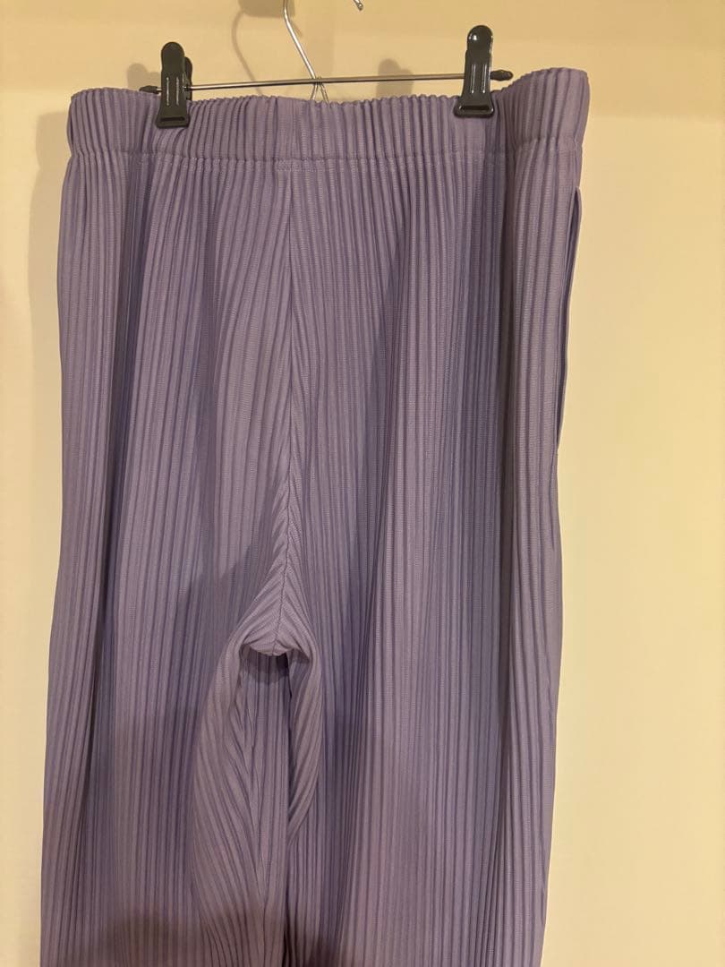 Homme Plisse Issey Miyake Wide-Leg Pants Loose-Fitting Stem