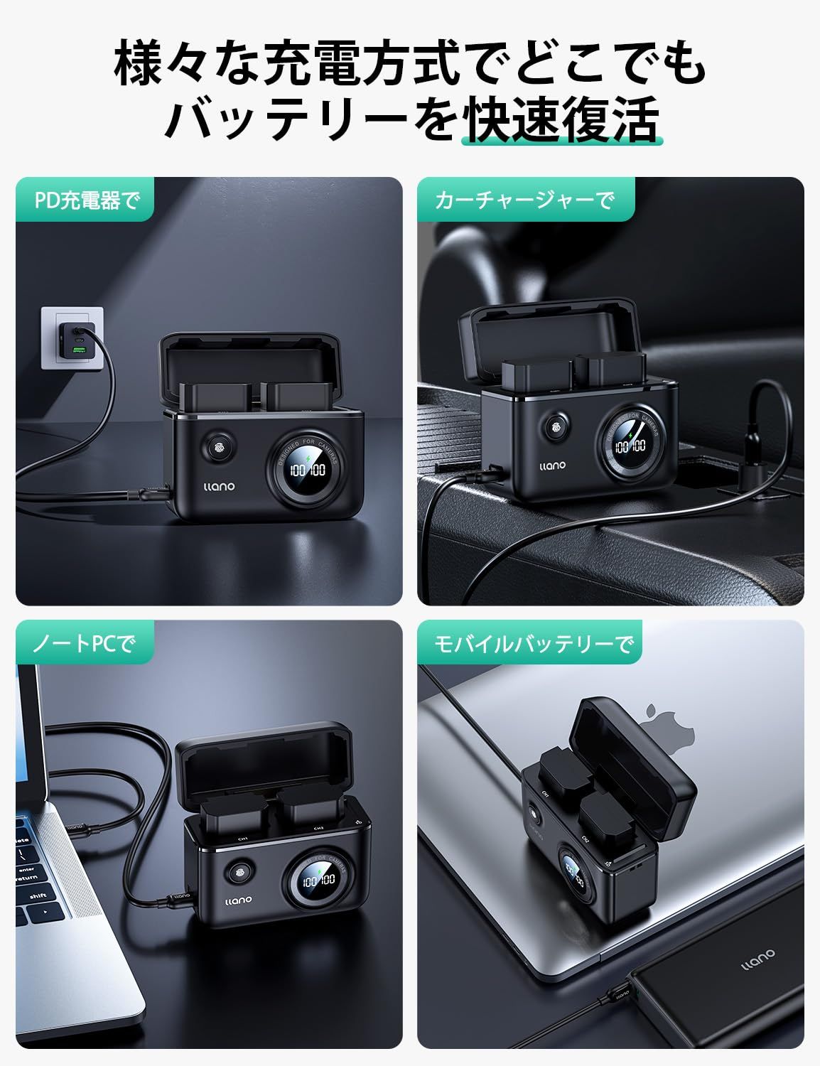 Others Llano Np-Fz100 Pd 2 /Usb-C /Pd18W /Led /Sd For Sony