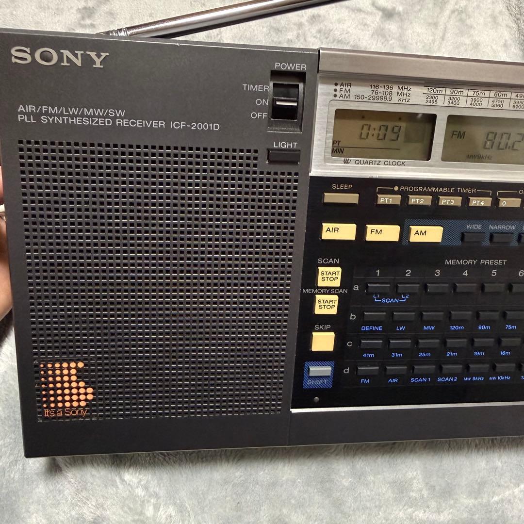 Sony Radio And Boombox Icf-2001D Pll Fm/Am