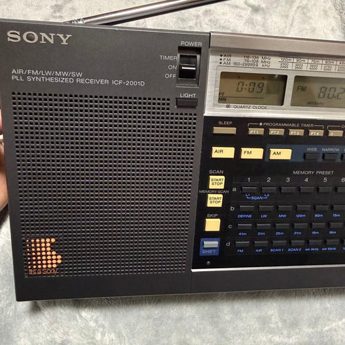 Sony Radio And Boombox Icf-2001D Pll Fm/Am