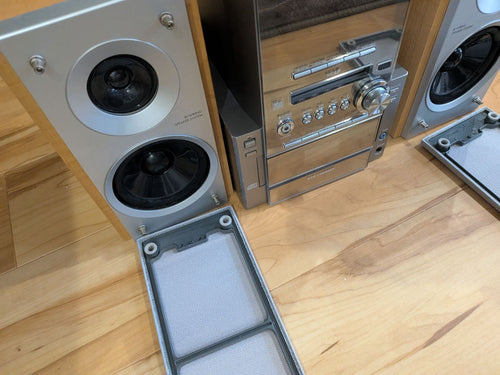 Cd Md Cassette Deck Panasonic Sa-Pm57Md