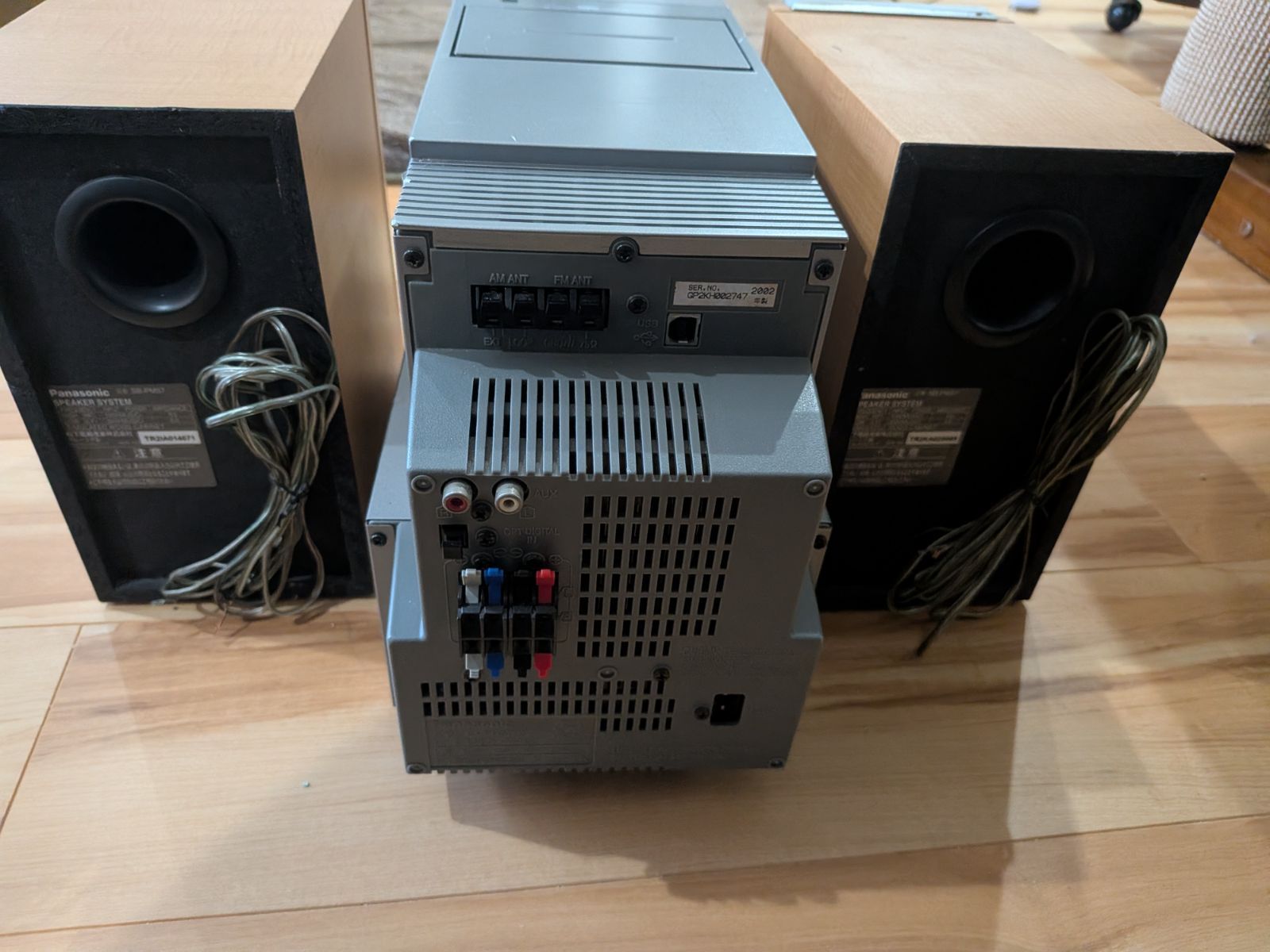 Cd Md Cassette Deck Panasonic Sa-Pm57Md
