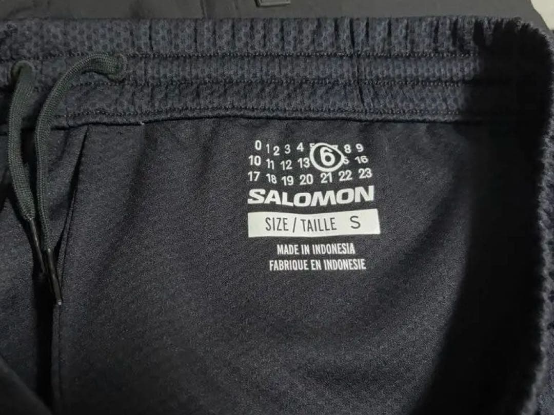 Salomon Wide-Leg Pants Loose-Fitting Mm6 Numbering Logo Track