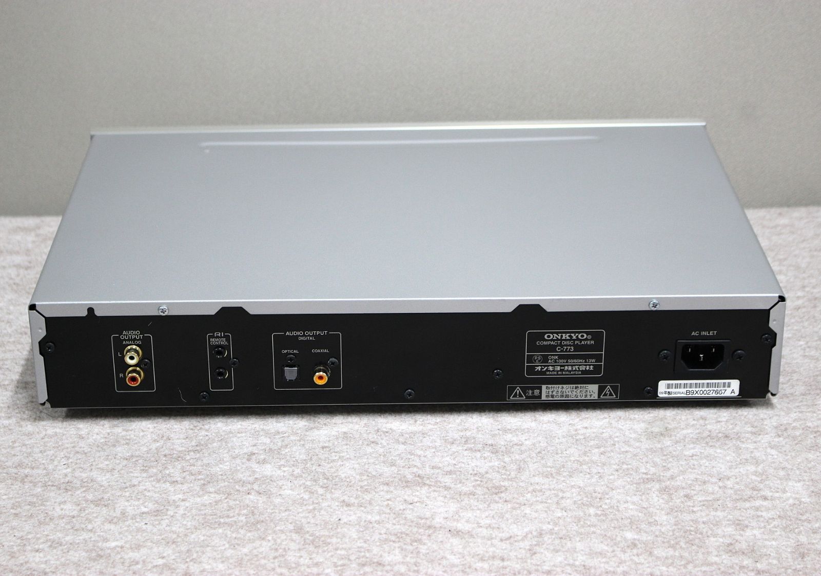 Onkyo Cd Sacd Player Vlsc Vector Linear Shaping Circuitry C-773