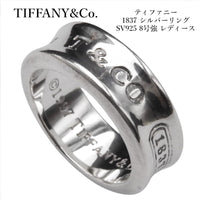 Tiffany Ring Tiffany&Co. 1837 Sv925 8