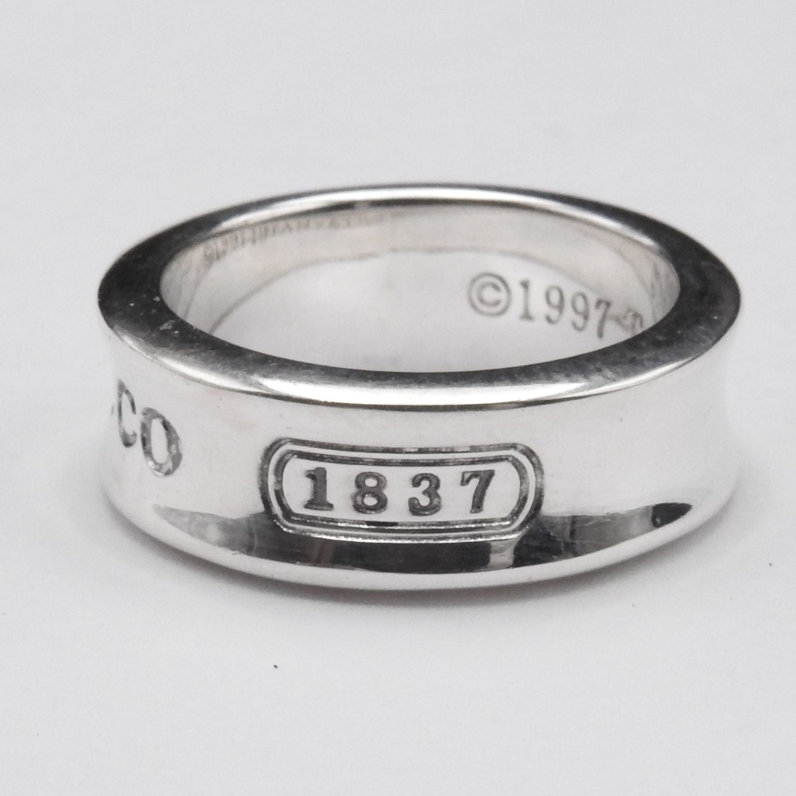 Tiffany Ring Tiffany&Co. 1837 Sv925 8
