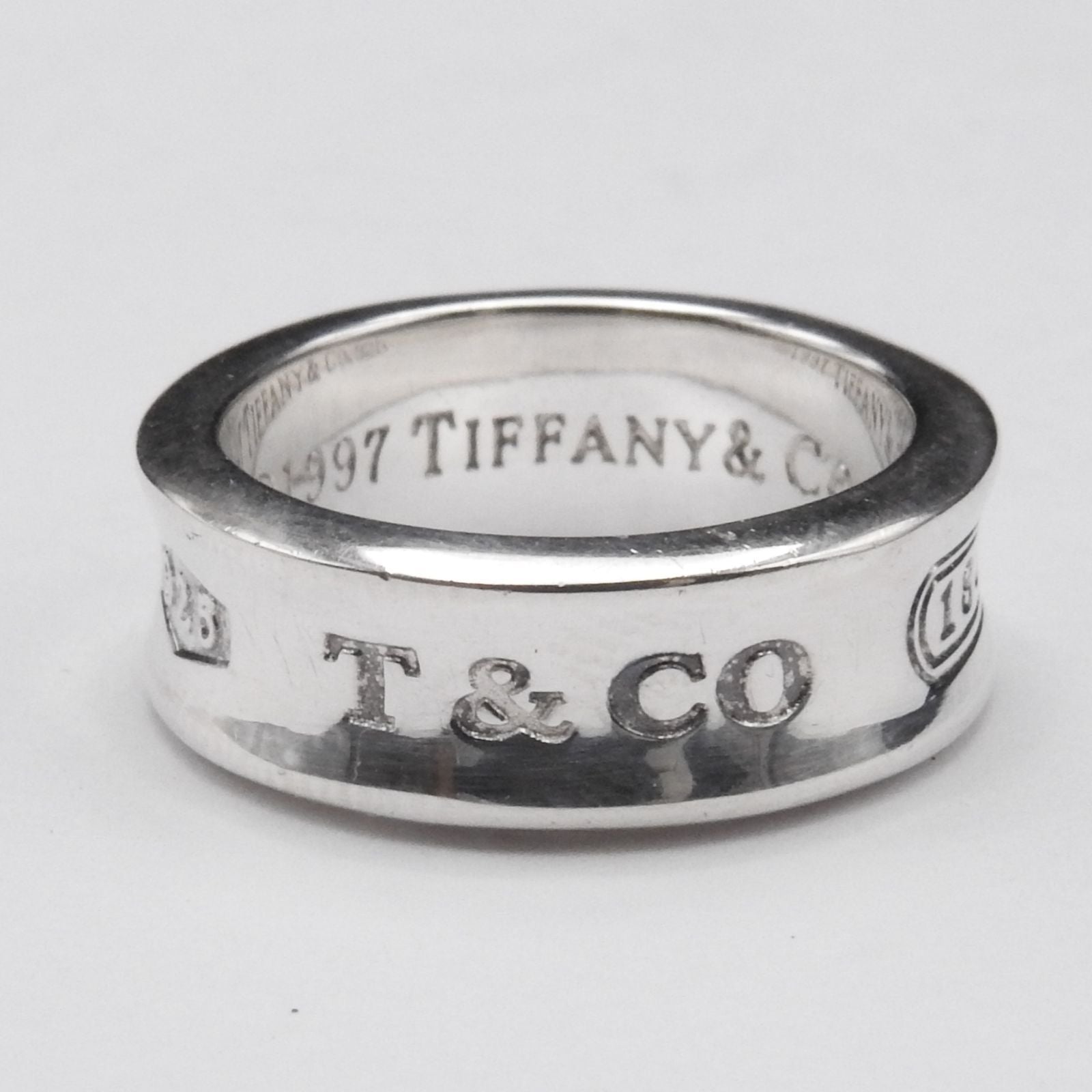 Tiffany Ring Tiffany&Co. 1837 Sv925 8