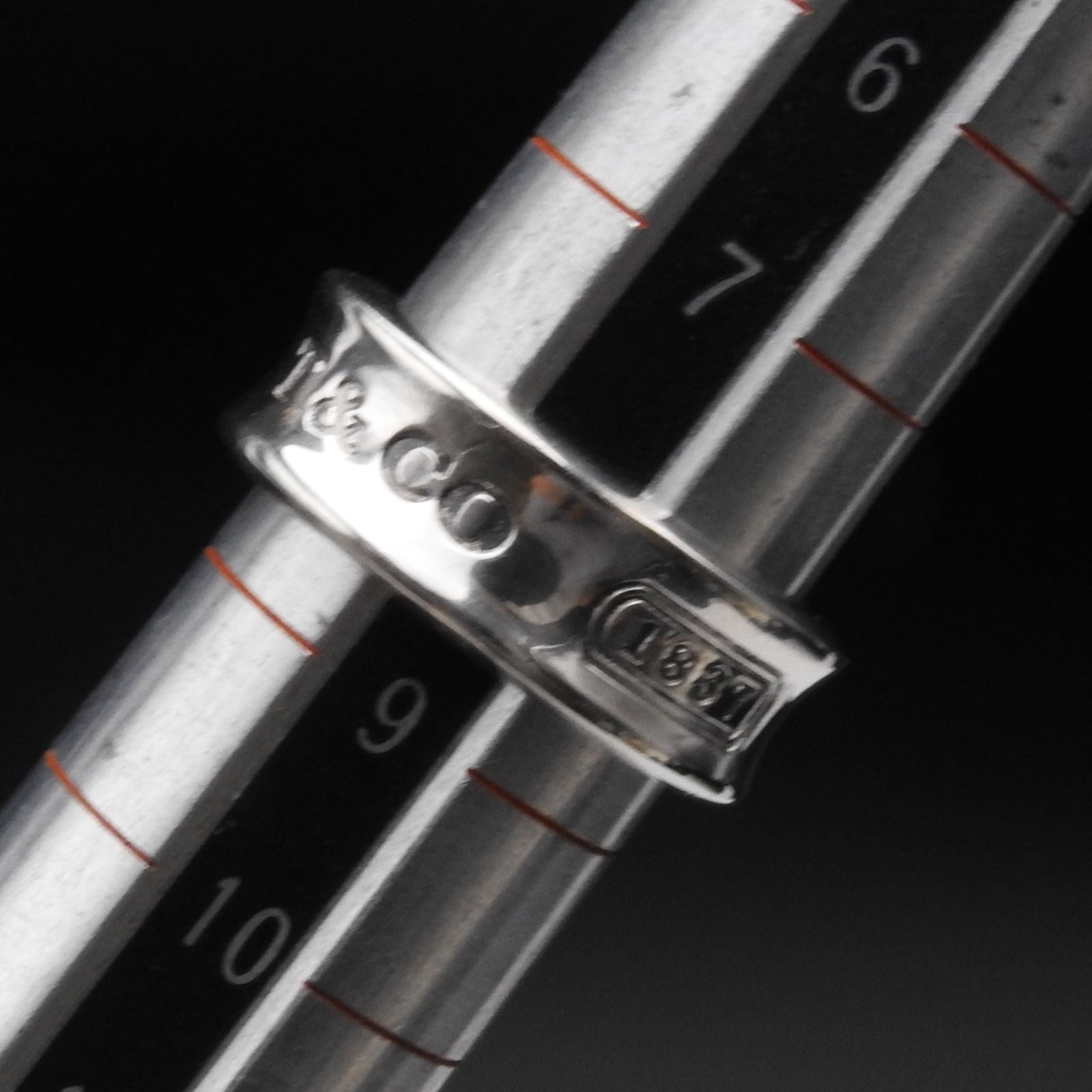 Tiffany Ring Tiffany&Co. 1837 Sv925 8