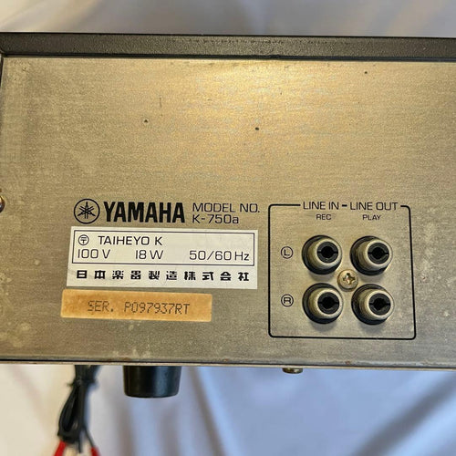 Yamaha Cd, Md Cassette Decks Stereo Deck K-750A