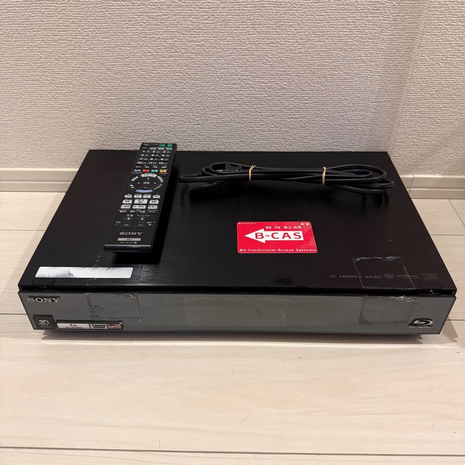 Sony Dvd Recorder Blu-Ray Bdz-Ax1000