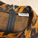 Miu Pants Outfits 00S Leopard Set Up Flare