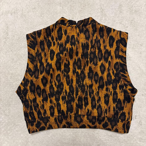 Miu Pants Outfits 00S Leopard Set Up Flare