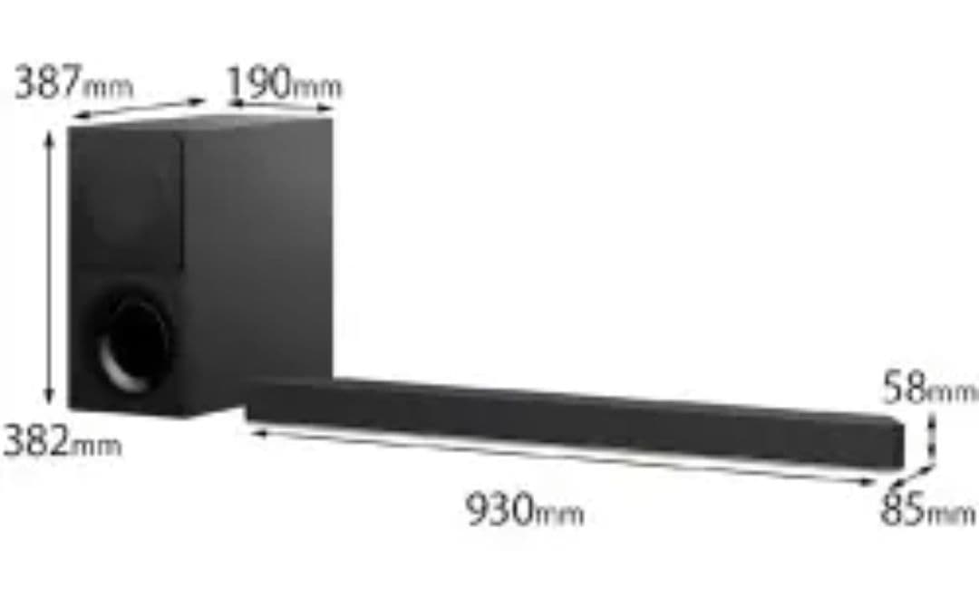 Speakers Sony Sa-X9000F 19