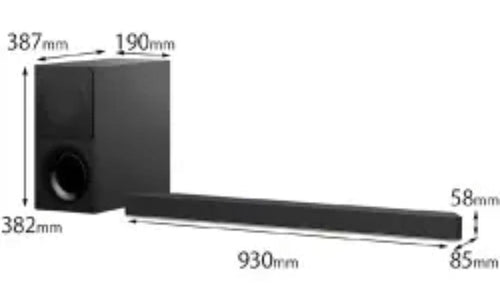 Speakers Sony Sa-X9000F 19