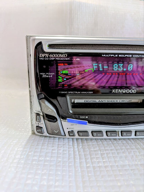 Kenwood Cd Md Cassette Deck Dpx-6000Md Cd/Md 2Din Dsp