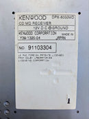 Kenwood Cd Md Cassette Deck Dpx-6000Md Cd/Md 2Din Dsp