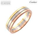 Cartier Ring #55 K18 Yg Wg Pg 3 750 Vendome 90328671
