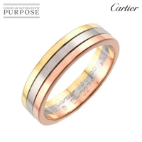 Cartier Ring #55 K18 Yg Wg Pg 3 750 Vendome 90328671