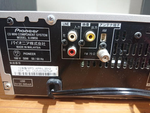 Pioneer Mini Component Systems X-Hm50 Cd System