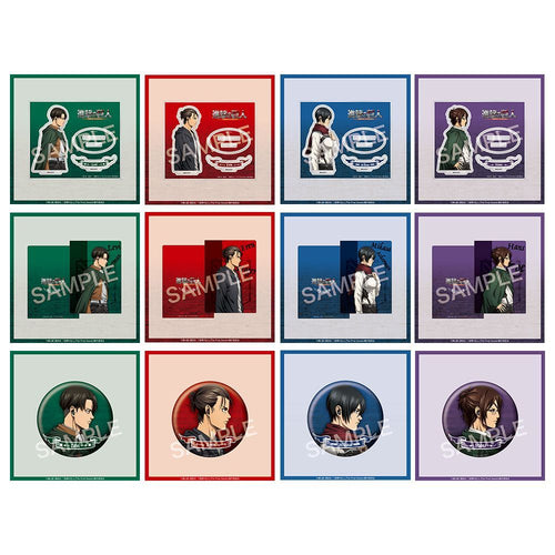 Onkyo Acrylic Stand 12 4 Attack On Titan Set Stands Clear Files Pins)