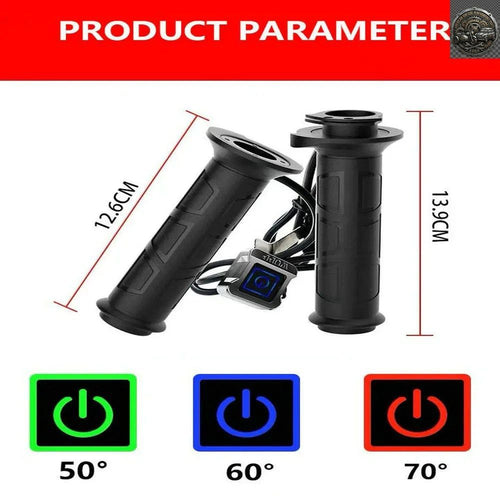 No Brand Others Motorcycle Heated Hand Grips Atv Handlebar Heater Handle Bar